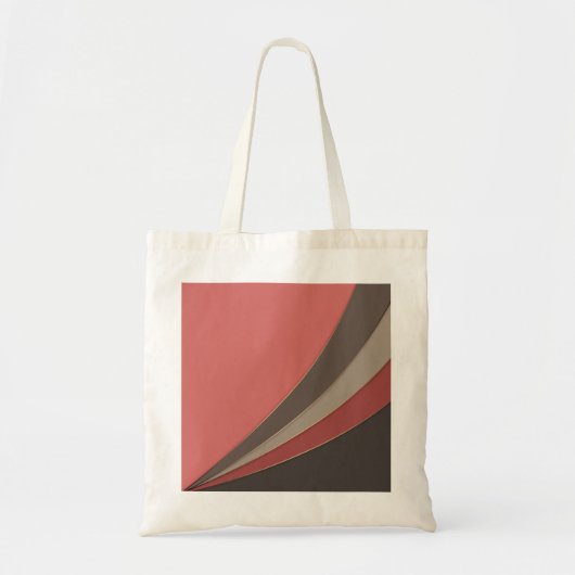 Abstracte moderne geometrische eenvoudige afdruk tote bag (Voorkant)