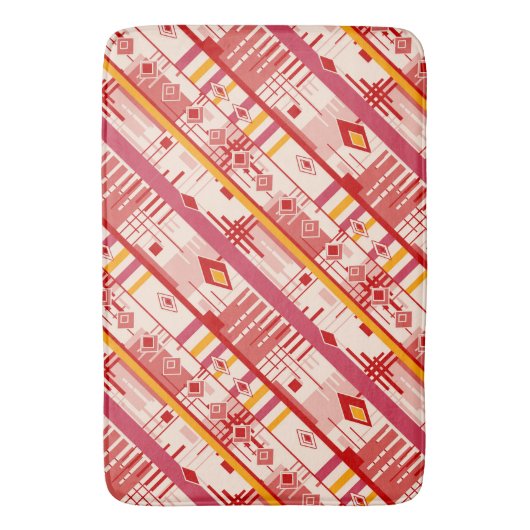 Abstracte moderne geometrische elementen van het o badmat (Voorkant Verticaal)