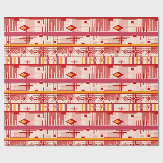 Abstracte moderne geometrische elementen van het o cadeaupapier (Vlak)