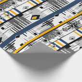 Abstracte moderne geometrische elementen van het o cadeaupapier (Hoek)