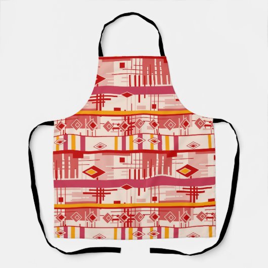 Abstracte moderne geometrische elementen van het o schort (Voorkant)