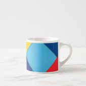 Abstracte moderne geometrische espresso kop (Rechts)