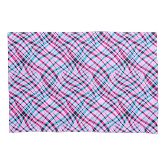 Abstracte moderne geometrische gestript heldere zo kussensloop (Voorkant)