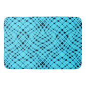 Abstracte moderne geometrische heldere gestreepte  badmat (Voorkant)