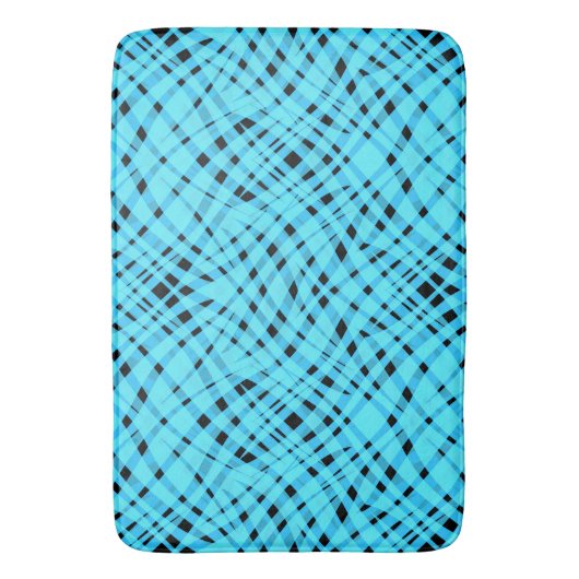 Abstracte moderne geometrische heldere gestreepte  badmat (Voorkant Verticaal)