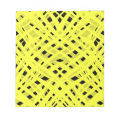 Abstracte moderne geometrische heldere gestreepte  notitieblok (Voorkant)