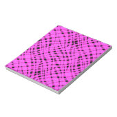 Abstracte moderne geometrische heldere gestreepte notitieblok (Linkerzijde)