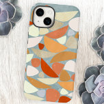 Abstracte moderne geometrische kunst Case-Mate iPhone 14 hoesje<br><div class="desc">Abstracte moderne geometrische kunst in wazige roze,  oranje en eendeneiblauw. De organische vormen zijn verspreid over het oppervlak van dit getextureerde schilderij.</div>