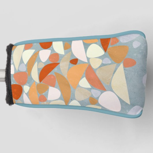 Abstracte moderne geometrische kunst golfheadcover (Voorkant)