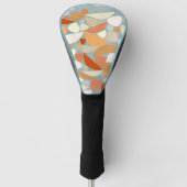 Abstracte moderne geometrische kunst golfheadcover (Voorkant)