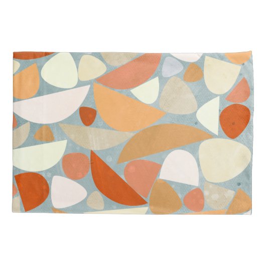 Abstracte moderne geometrische kunst kussensloop (Achterkant-Links)