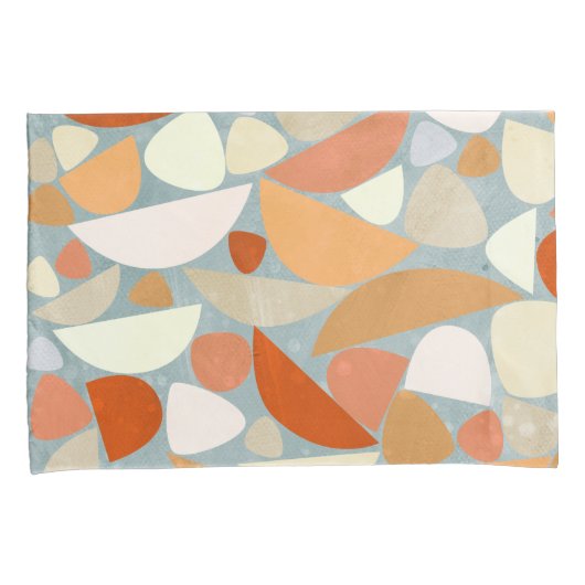 Abstracte moderne geometrische kunst kussensloop (Voorkant-Rechts)