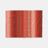 Abstracte moderne geometrische sierretratale pleis fleece deken (Voorkant (Horizontaal))