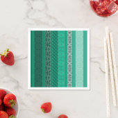 Abstracte moderne geometrische sierretratale pleis servet (Insitu)