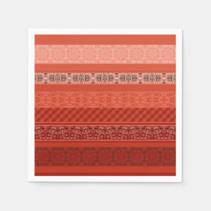 Abstracte moderne geometrische sierretratale pleis servet