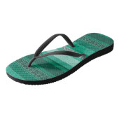 Abstracte moderne geometrische sierretratale pleis teenslippers (Schuin)