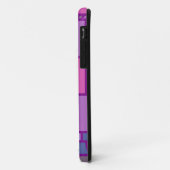 Abstracte moderne geometrische vierkanten | Roze P Case-Mate iPhone Case (Achterkant/links)