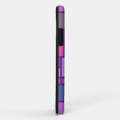 Abstracte moderne geometrische vierkanten | Roze P Case-Mate iPhone Case (Achterkant/rechts)