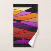 Abstracte moderne geometrische vormen driehoeken o bad handdoek (Handdoek)