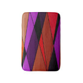 Abstracte moderne geometrische vormen driehoeken o badmat (Voorkant Verticaal)