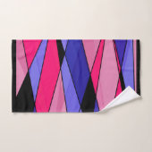 Abstracte moderne geometrische vormen driehoeken r bad handdoek (Handdoek)