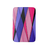 Abstracte moderne geometrische vormen driehoeken r badmat (Voorkant Verticaal)