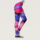 Abstracte moderne geometrische vormen driehoeken r leggings (Rechts)