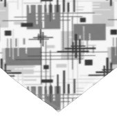 Abstracte moderne geometrische vormen met gestreep tafelkleed (Gekanteld)