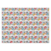 Abstracte moderne geometrische vormen met gestreep tafelkleed (Voorkant (Horizontaal))