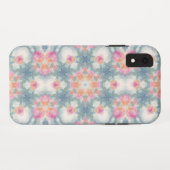 Abstracte moderne geometrische vormgeving blauw Case-Mate iPhone case (Achterkant (horizontaal))