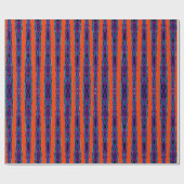 Abstracte moderne gespiegelde duellerende lintlijn cadeaupapier (Vlak)