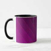 Abstracte moderne gestreepte strepen gestreepte st mok (Links)