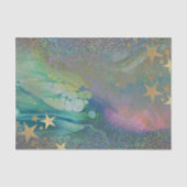 Abstracte moderne glittervloeistof ontkoppeld tissuepapier (Voorkant)