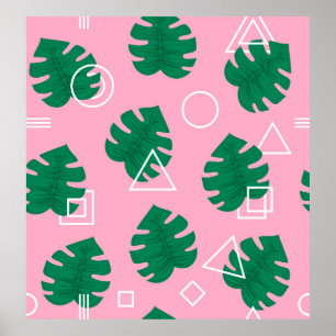 Abstracte moderne hedendaagse hipster geometrie se poster