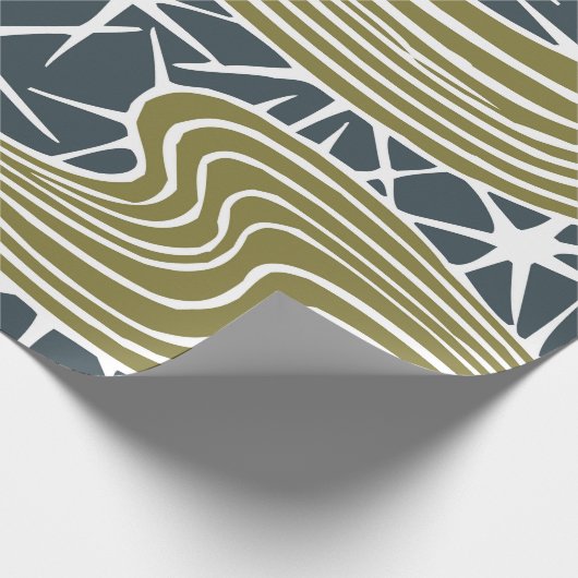 Abstracte moderne illustratie uit de midden eeuw - cadeaupapier (Hoek)