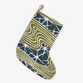 Abstracte moderne illustratie uit de midden eeuw - kleine kerstsok (Voorkant (Hangend))