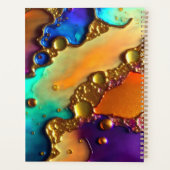 Abstracte moderne juwelen en goudzirlen planner (Achterkant)