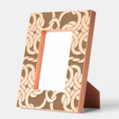 Abstracte moderne Keltische knoop Elegante chique  Gegraveerde Lijstjes (Links)