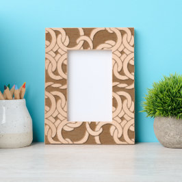 Abstracte moderne Keltische knoop Elegante chique  Gegraveerde Lijstjes