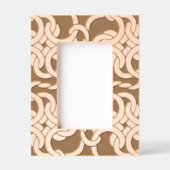 Abstracte moderne Keltische knoop Elegante chique  Gegraveerde Lijstjes (Voorkant)