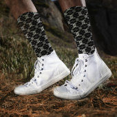 Abstracte moderne  klasjes en vette grijs sokken