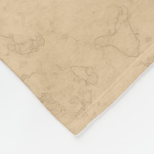 Abstracte moderne kleuren beige mint groen wit bla fleece deken (Hoek)