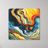 Abstracte moderne kleurengolven