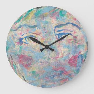 Abstracte moderne kleurrijke "Fancy" wandklok