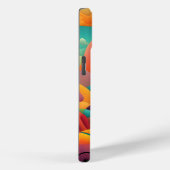 Abstracte moderne kleurrijke magische reis Case-Mate iPhone case (Achterkant / Rechts)