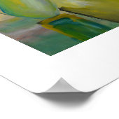 Abstracte moderne kleurrijke trendy Boho Chic Arti Poster (Hoek)