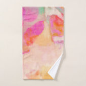 Abstracte moderne kunst bad handdoek (Handdoek)