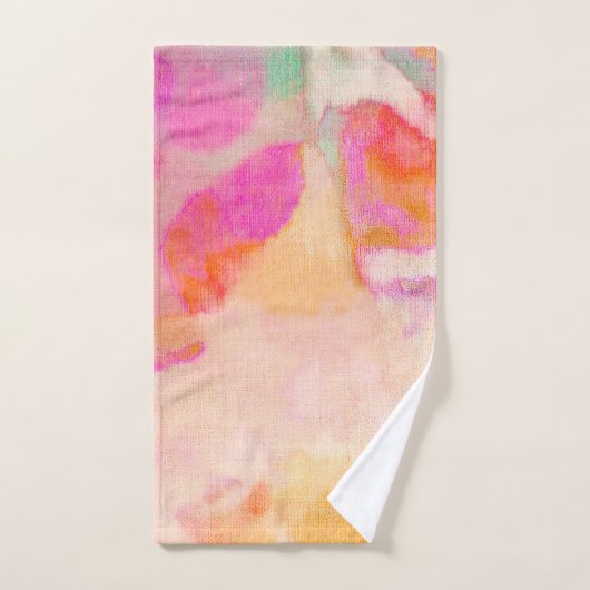 Abstracte moderne kunst bad handdoek (Handdoek)