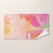Abstracte moderne kunst bad handdoek (Handdoek)