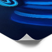 Abstracte moderne kunst | Boeddha Portret Schilder Poster (Hoek)